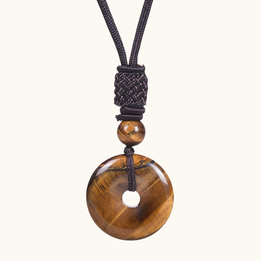 Minimalist Tiger's Eye Luck Clasp for Focused Energy and Protection