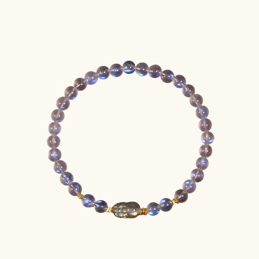 Celestial Moonstone Pi Xiu Bracelet for Serenity and Intuition