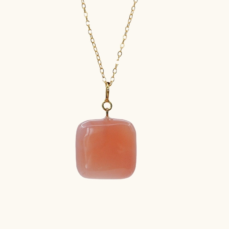 Elegant YanYuan Agate Pendant Necklace for Women