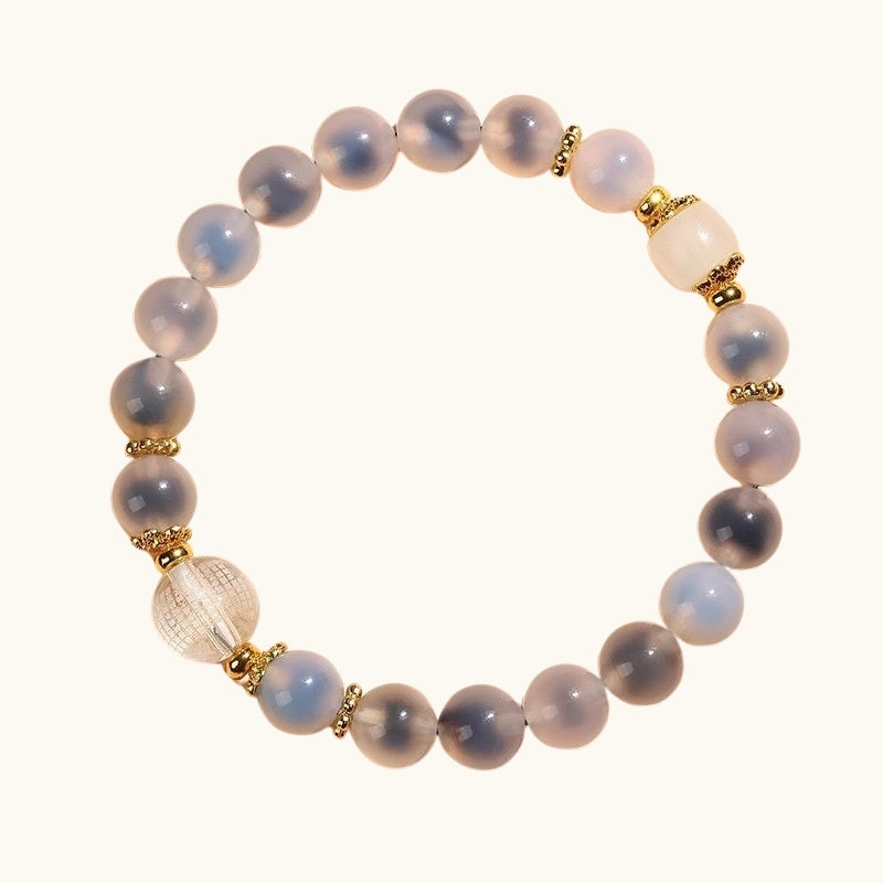 Sugar Heart Agate Bracelet