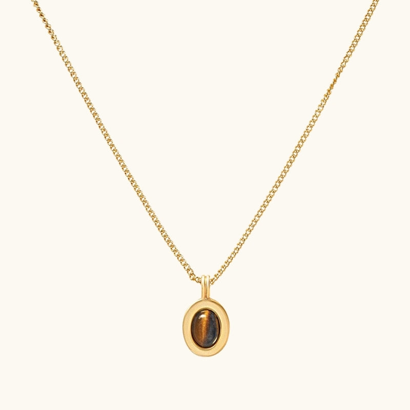 Tiger’s Eye Protection Pendant Necklace