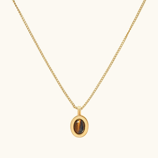 Tiger’s Eye Protection Pendant Necklace